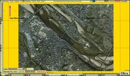 Bing aerial imagery BSB chart of Saumur in Olex
