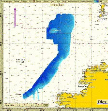 Isobathes des zones Cartopep dans Olex