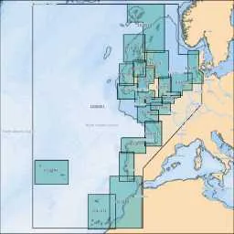 Couverture des cartes S63 Chartworld Atlantique