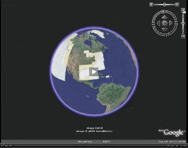 NOAA maps in Google Earth