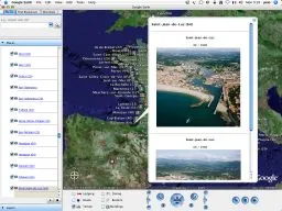 SHOM coastal aerial photos in Google Earth