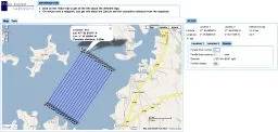 Parallel transects tool in Google Maps
