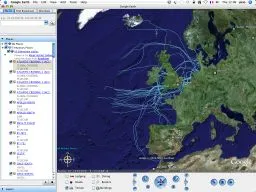 KingFisher submarine cables in Google Earth