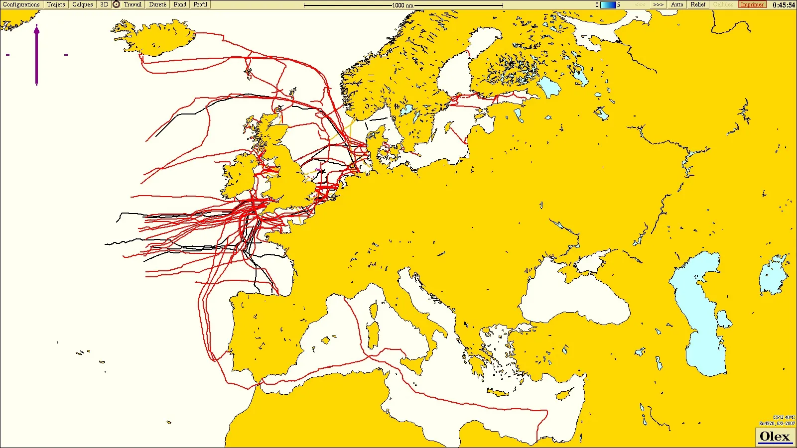 Carte des câbles KIS-ORCA mis à jour en 2019
