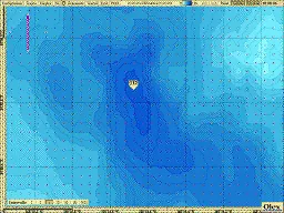 MNT de la NOAA en Alaska affiché en 2D dans Olex