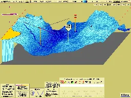 Relief sous-marin en vue 3D dans Olex