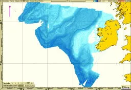 Isobathes du plateau continental irlandais