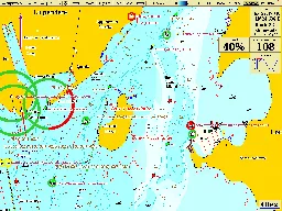 Port de Lorient affiché dans Olex avec tous les détails de la carte