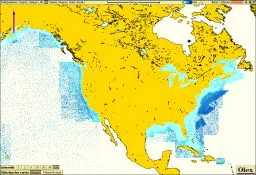 Vue générale de la bathymétrie composite des États-Unis