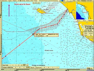 Câbles sous-marins avec l’indication de leur profondeur dans Olex