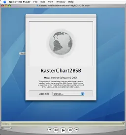 Film de démonstration de RasterChart2BSB