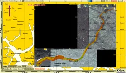 Sierra Leone imagery and bathymetry BSB chart in Olex