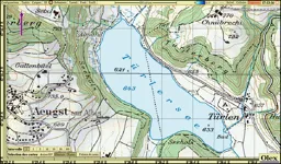 Zoom on Lake Türlersee
