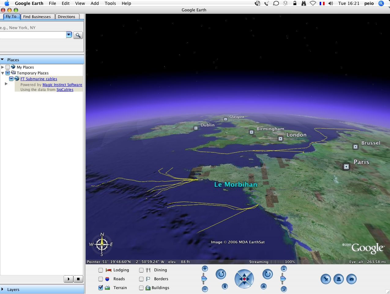 Water Depth Charts Google Earth