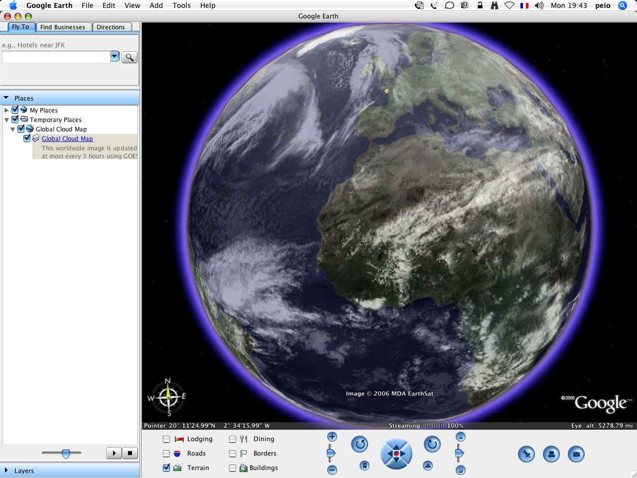 how do you access the ocean tool in google earth 5.0